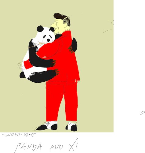 Cartoon: Panda diplomacy (medium) by gungor tagged panda,diplomacy,panda,diplomacy