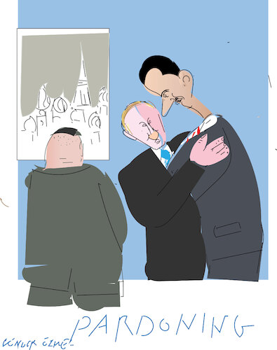 Cartoon: Pardoning Beshar al Assad (medium) by gungor tagged pardoning,al,assad,pardoning,al,assad