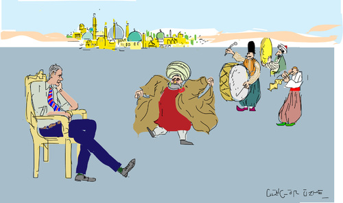 Cartoon: Persian Charm Offensive (medium) by gungor tagged iran