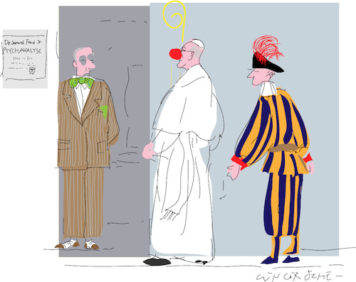 Cartoon: Pope Francis 10 (medium) by gungor tagged vatican