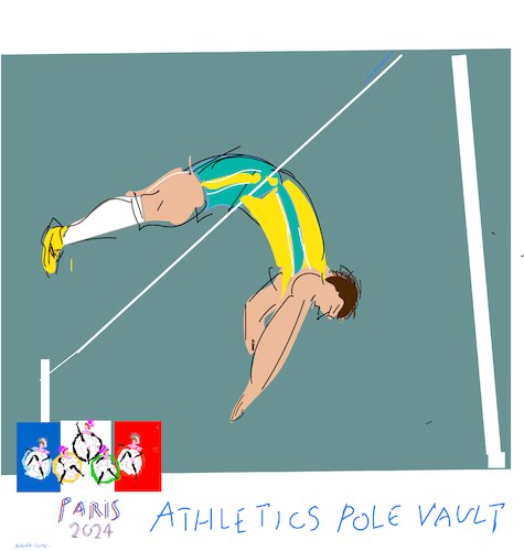 Cartoon: Sketches from Pole Vault (medium) by gungor tagged sketches,from,pole,vault,at,po,2024,sketches,from,pole,vault,at,po,2024