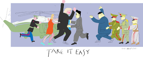 Cartoon: Take it easy 10 (medium) by gungor tagged usa