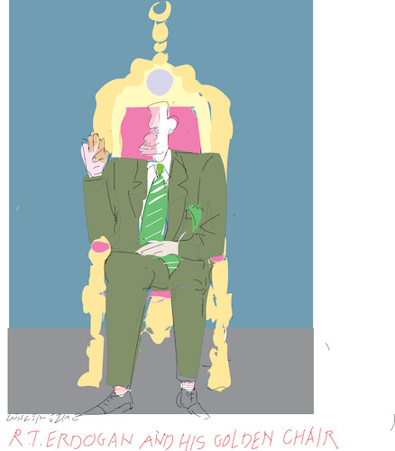 Cartoon: The golden chair (medium) by gungor tagged the,golden,chair,the,golden,chair