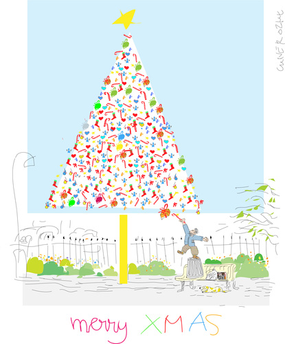 Cartoon: Tree (medium) by gungor tagged christmas