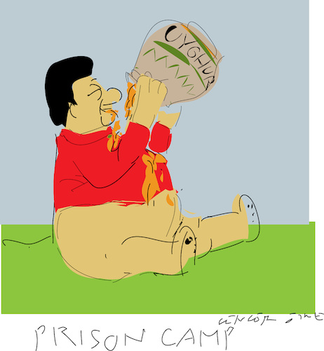 Cartoon: Uighurs (medium) by gungor tagged asia,asia