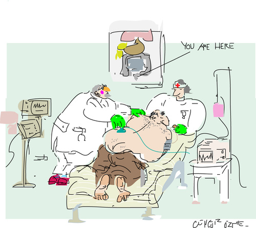 Cartoon: UltraSound (medium) by gungor tagged health