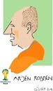 Cartoon: Arjen Robben (small) by gungor tagged brazil2014