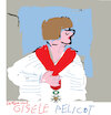 Cartoon: Bastille Day and Gisele Pelicot (small) by gungor tagged gisele,pelicot