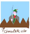 Cartoon: Great Chocolate WarD (small) by gungor tagged great,chocolate,war
