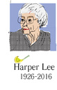 Cartoon: Harper Lee (small) by gungor tagged united,states