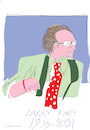 Cartoon: Larry King (small) by gungor tagged usa