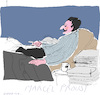 Cartoon: Marcel Proust (small) by gungor tagged marcel,proust