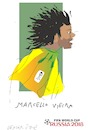 Cartoon: Marcello Vieira (small) by gungor tagged world,cup
