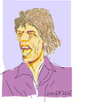Cartoon: Mick Jagger (small) by gungor tagged music