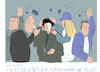 Cartoon: Milei pelted with stones (small) by gungor tagged milei,pelted,with,rocks