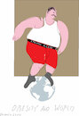 Cartoon: Obesity and the world (small) by gungor tagged obesity,problem,in,the,world