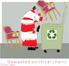 Cartoon: Political chairs in Vatican (small) by gungor tagged unwanted,chairs,of,vatican