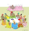 Cartoon: Polygamy (small) by gungor tagged kenya