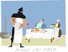Cartoon: Real last supper (small) by gungor tagged medieval,executioner