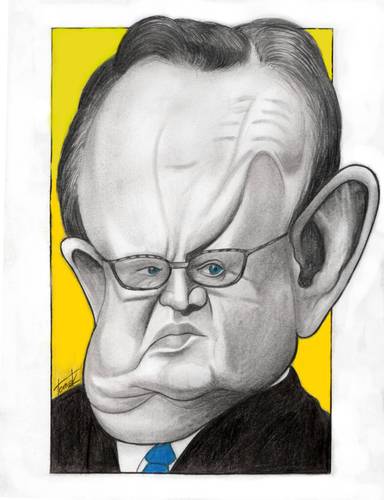 Cartoon: Martti Ahtisaari (medium) by Tomek tagged politician,finland