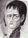 Cartoon: Heinrich von Kleist (small) by Tomek tagged german poet and romance writer