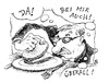 Cartoon: es überall (small) by JP tagged buschowsky,sarrazin,integrationsdebatte,überfremdung,käsebrot,neukölln,überall