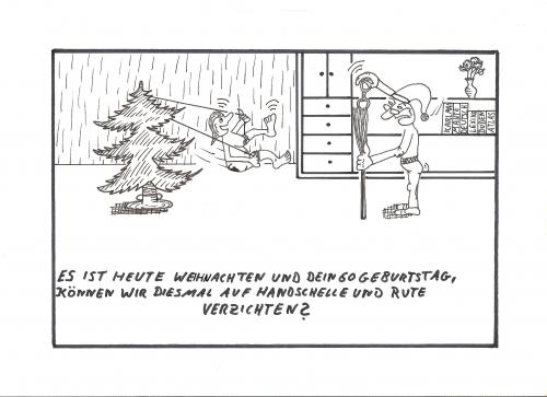 Cartoon: Weihnacht 2 (medium) by Backrounder tagged nikolaus,weihnacht