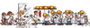 Cartoon: Bauarbeiter beim Aufstehen (small) by Zoltan tagged bauarbeiter,aufstehen,aufwachen,duschen,morgens,kaffee,zoltan,dovath,cartoon