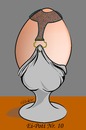 Cartoon: Ei Pott Nr 10 (small) by ESchröder tagged ipod,ei,egg,eierbecher,ostern,easter,erotik,strumpfhalter,dessous
