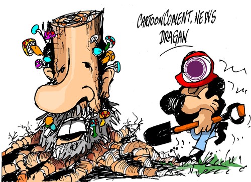 Cartoon: Alfredo Perez Rubalcaba-Podemos (medium) by Dragan tagged alfredo,perez,rubalcaba,podemos,partido,socialista,obrero,espanol,psoe,politics,cartoon