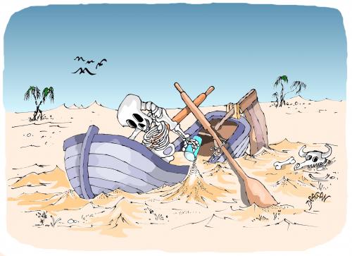 Cartoon: cambio climatico (medium) by Dragan tagged cambio,climatico