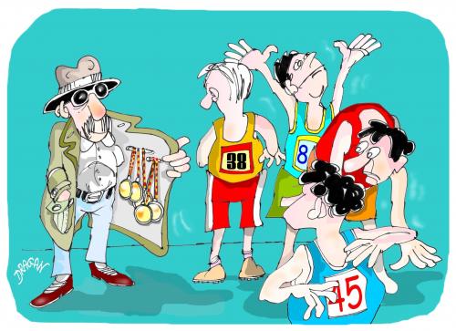 Cartoon: Deporte (medium) by Dragan tagged deporte