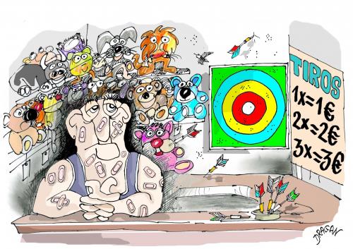 Cartoon: feria (medium) by Dragan tagged feria,de,atracciones
