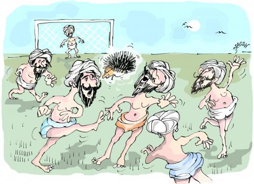 Cartoon: FUDBOL (medium) by Dragan tagged fudbol,fakir