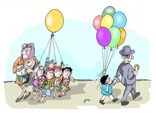 Cartoon: globOlizacion (medium) by Dragan tagged globo,globalizacion