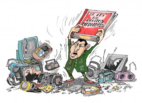 Cartoon: Hugo Chavez (medium) by Dragan tagged hugo,chavez,venezuela