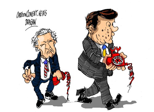 Cartoon: Joe Biden-Victor Yanukovich (medium) by Dragan tagged joe,biden,eeuu,victor,yanukovich,ukraina,politics,cartoon