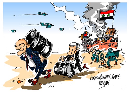 Cartoon: Obama-Dennis J. Kucinich (medium) by Dragan tagged estados,eeuu,sirija,kucinich,dennis,obama,barack,cartoon,politics,petroleo,unidos