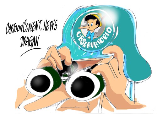 Cartoon: Observatorio- pesima noticia (medium) by Dragan tagged sirya,tregua,observatorio,derechos,humanos,politics,cartoon