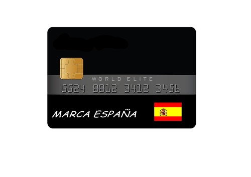 Cartoon: tarjetas opacas-marca Espana (medium) by Dragan tagged politics,espana,marca,opacas,tarjetas,cartoon