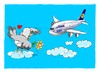 Cartoon: A-380  Lufthansa (small) by Dragan tagged airbus,380,lufthansa