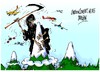 Cartoon: Alpes-accidente (small) by Dragan tagged alpes,accidente,airbus,a320,germanwings,cartoon