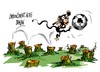 Cartoon: Amazonia brasilena-campeon (small) by Dragan tagged amazonia,brasil,natura,deforestacion,cartoon