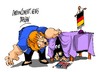 Cartoon: Angela Merkel-segundo caso (small) by Dragan tagged angela,merkel,embajada,estadoudinese,berlin,espionaje,politics,cartoon