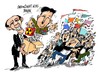 Cartoon: Barack Obama-Kim Jong-un-maletin (small) by Dragan tagged barack,obama,kim,jong,un,maletin,estados,unidos,corea,del,norte,pyongyang,politics,cartoon