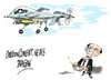 Cartoon: Barack Obama drones (small) by Dragan tagged barack,obama,yemen,somalia,pakistan,eeuu,drones,arma,gerra,cartoon,politic