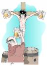 Cartoon: cerveza (small) by Dragan tagged cerveza