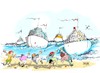 Cartoon: cruceros-abandonados (small) by Dragan tagged cruceros,abandonados