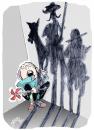Cartoon: Don Quijote (small) by Dragan tagged don quijote