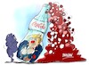 Cartoon: Donald T.-Coca Cola (small) by Dragan tagged donald,trump,coca,cola
